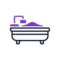 bathtub icon for your website design, logo, app, UI. vector