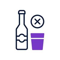 no drink icon for your website design, logo, app, UI. vector