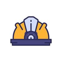 icono de casco para su sitio web, móvil, presentación y diseño de logotipo. vector