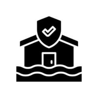 flood protection icon for your website, mobile, presentation, and logo design. vector