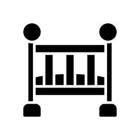 baby crib icon for your website design, logo, app, UI. vector