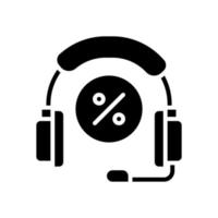 headphone icon for your website, mobile, presentation, and logo design. vector