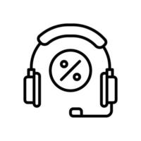 headphone icon for your website, mobile, presentation, and logo design. vector