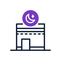 kaaba icono para tu sitio web diseño, logo, aplicación, ui vector