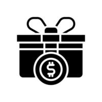 regalo icono para tu sitio web diseño, logo, aplicación, ui vector