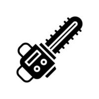 chainsaw icon for your website, mobile, presentation, and logo design. vector