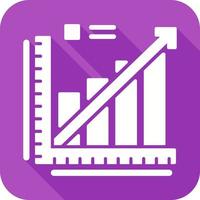 Line Graph Vector Icon
