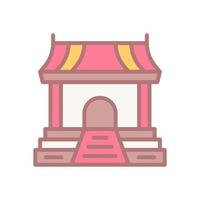 temple icon for your website design, logo, app, UI. vector