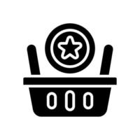 shopping basket icon for your website, mobile, presentation, and logo design. vector