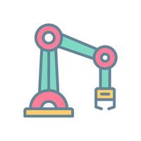 robot brazo icono para tu sitio web diseño, logo, aplicación, ui vector