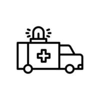 ambulance icon for your website design, logo, app, UI. vector