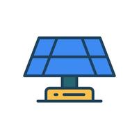 solar panel icono para tu sitio web diseño, logo, aplicación, ui vector