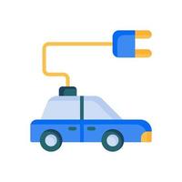 eléctrico coche icono para tu sitio web diseño, logo, aplicación, ui vector