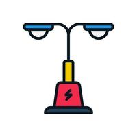lamp street icon for your website design, logo, app, UI. vector