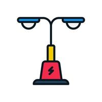 lamp street icon for your website design, logo, app, UI. vector