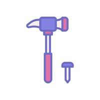 hammer icon for your website design, logo, app, UI. vector