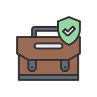 briefcase icon for your website, mobile, presentation, and logo design. vector