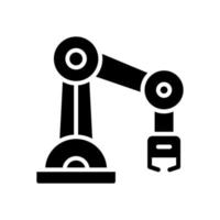 robot brazo icono para tu sitio web diseño, logo, aplicación, ui vector