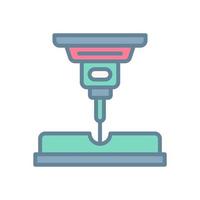 laser machine icon for your website design, logo, app, UI. vector