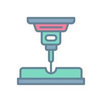 laser machine icon for your website design, logo, app, UI. vector