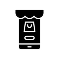 mobile shop icon for your website design, logo, app, UI. vector