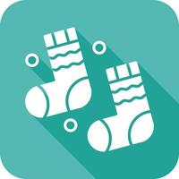 Winter Socks Vector Icon