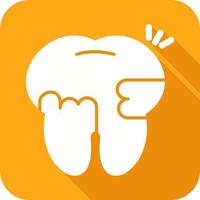 Toothache And Plaque Vector Icon