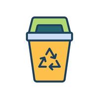 recycle bin icon for your website design, logo, app, UI. vector
