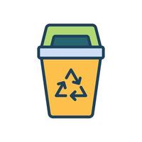 recycle bin icon for your website design, logo, app, UI. vector