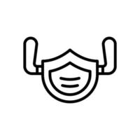 medical mask icon for your website design, logo, app, UI. vector