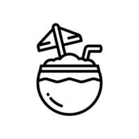 coconut icon for your website, mobile, presentation, and logo design. vector