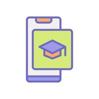 educación aplicación icono para tu sitio web diseño, logo, aplicación, ui vector