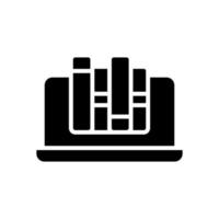 en línea biblioteca icono para tu sitio web diseño, logo, aplicación, ui vector