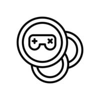 coin icon for your website design, logo, app, UI. vector