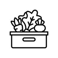 vegetal icono para tu sitio web diseño, logo, aplicación, ui vector