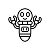 robot icono para tu sitio web diseño, logo, aplicación, ui vector