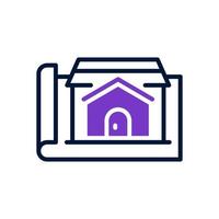 cepillado casa icono para tu sitio web diseño, logo, aplicación, ui vector