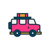 van icon for your website, mobile, presentation, and logo design. vector