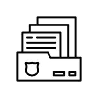 document icon for your website design, logo, app, UI. vector