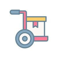 carretilla icono para tu sitio web diseño, logo, aplicación, ui vector