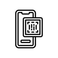 barcode icon for your website, mobile, presentation, and logo design. vector