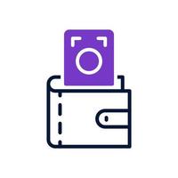 wallet icon for your website design, logo, app, UI. vector