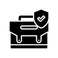 briefcase icon for your website, mobile, presentation, and logo design. vector