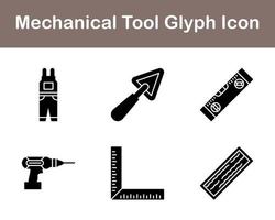 Mechanical Tool Vector Icon Set