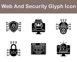 Web And Security Vector Icon Set