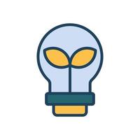 light bulb icon for your website design, logo, app, UI. vector