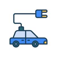 eléctrico coche icono para tu sitio web diseño, logo, aplicación, ui vector