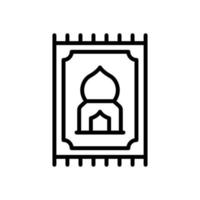 sajadah icon for your website design, logo, app, UI. vector