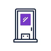 puerta icono para tu sitio web diseño, logo, aplicación, ui vector