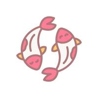 koi icono para tu sitio web diseño, logo, aplicación, ui vector